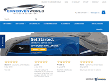 Tablet Screenshot of carcoverworld.com